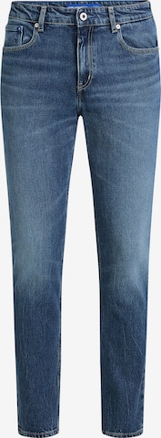 mėlyna KARL LAGERFELD JEANS Prigludęs Džinsai: priekis