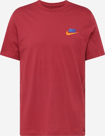Nike Sportswear - Camisa 'CLUB+' em vermelho: frente