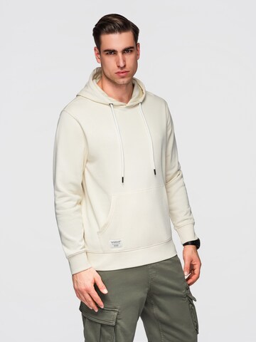 Ombre Sweatshirt 'OM-SSBN-0270' in Beige: voorkant
