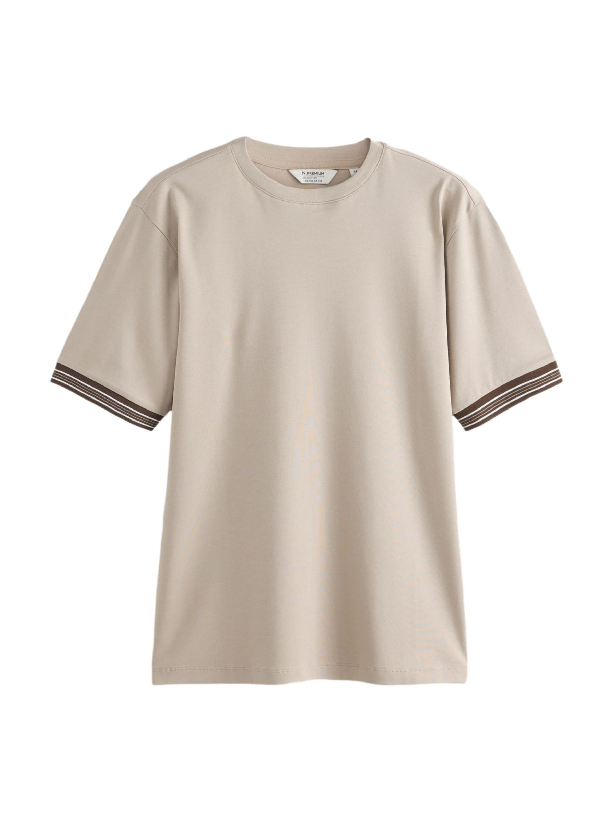 Next T-Shirt 'Premium' en M en pierre, Vue avec produit