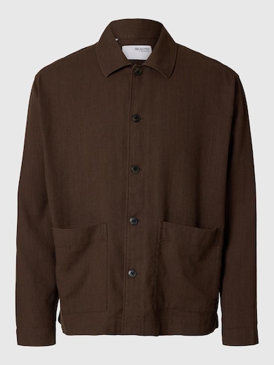 SELECTED HOMME Veste mi-saison en marron, Vue avec produit