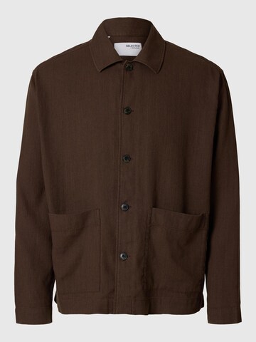SELECTED HOMME Jacke in Braun: Vorderseite