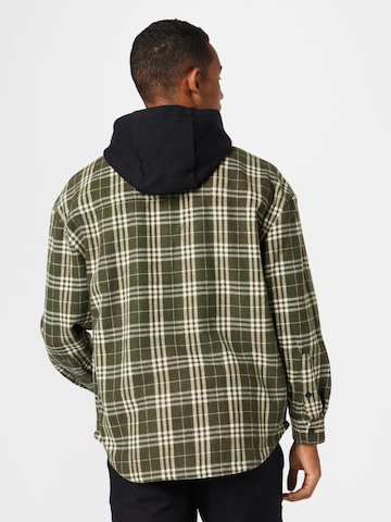 ABOUT YOU Between-Season Jacket 'Nathan' in Green
