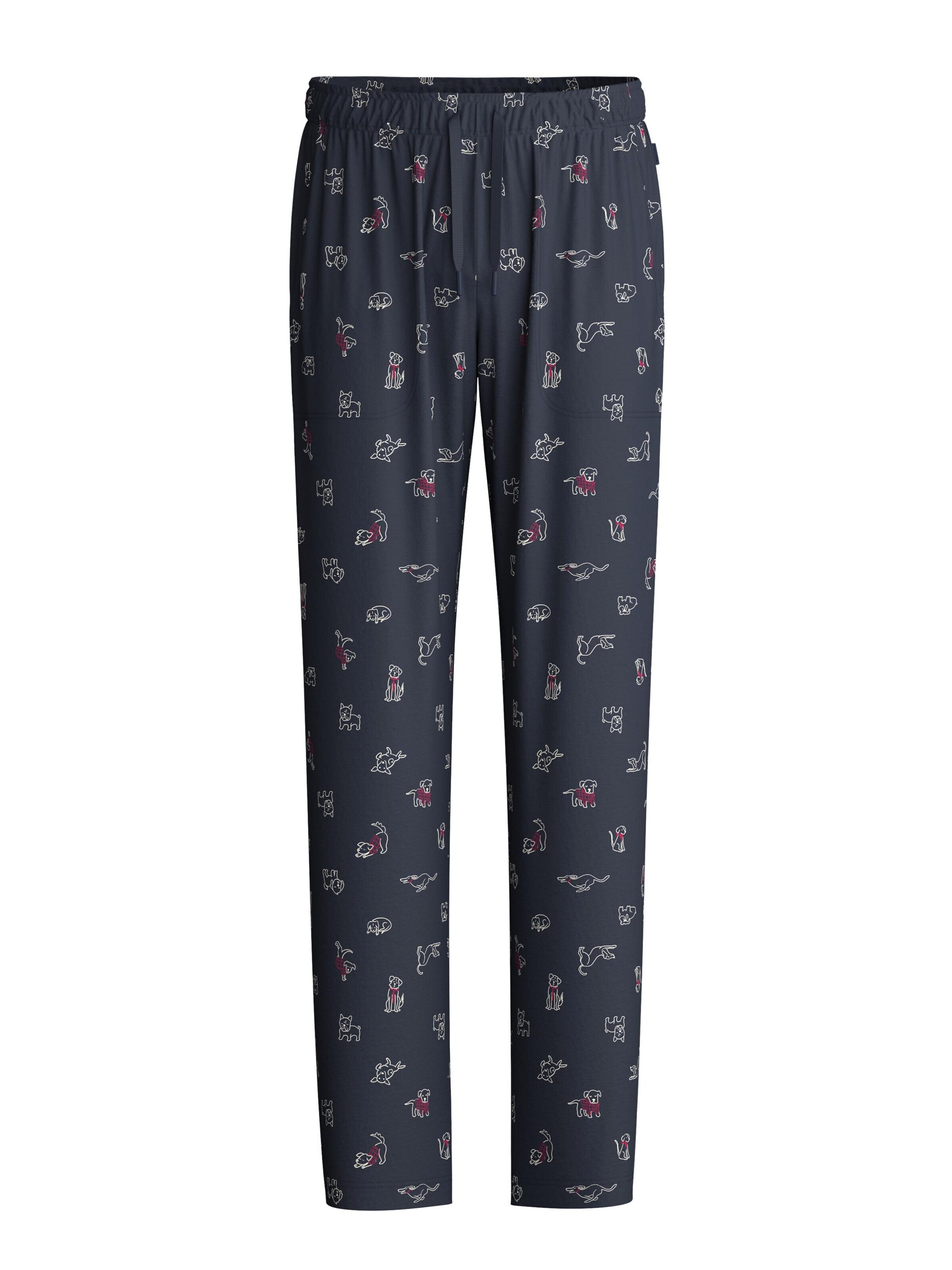 Pantaloncini da pigiama 'RMX Sleep Holiday' di CALIDA in nero: frontale