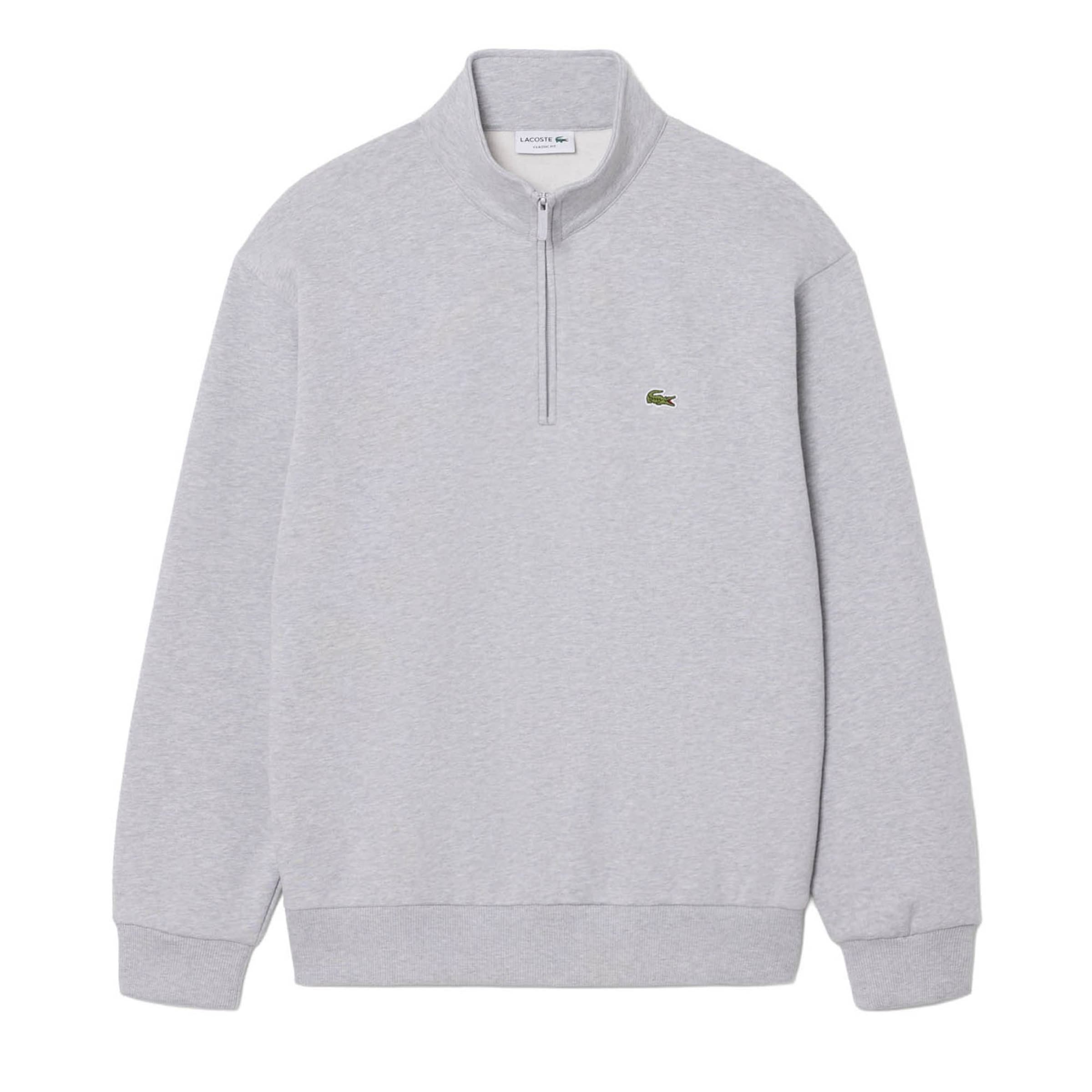 LACOSTE Sweatshirt in S in mottled grey / Green / Red / White, Item view