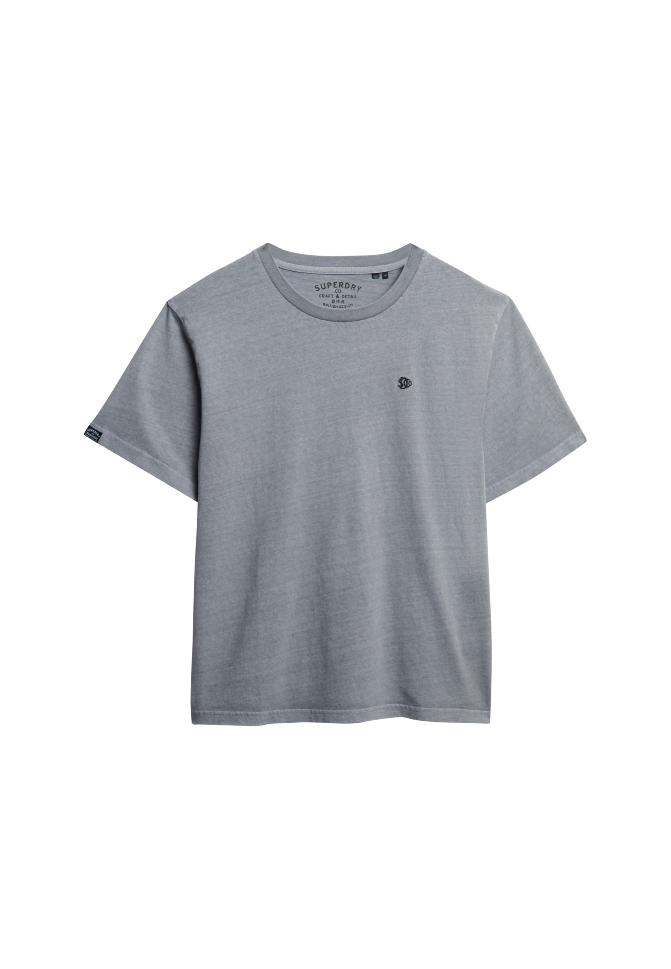 Superdry & Co Shirt 'Essentials' in Grijs: voorkant