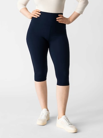 Les Lunes Skinny Leggings 'Luna 3/4' in Blau