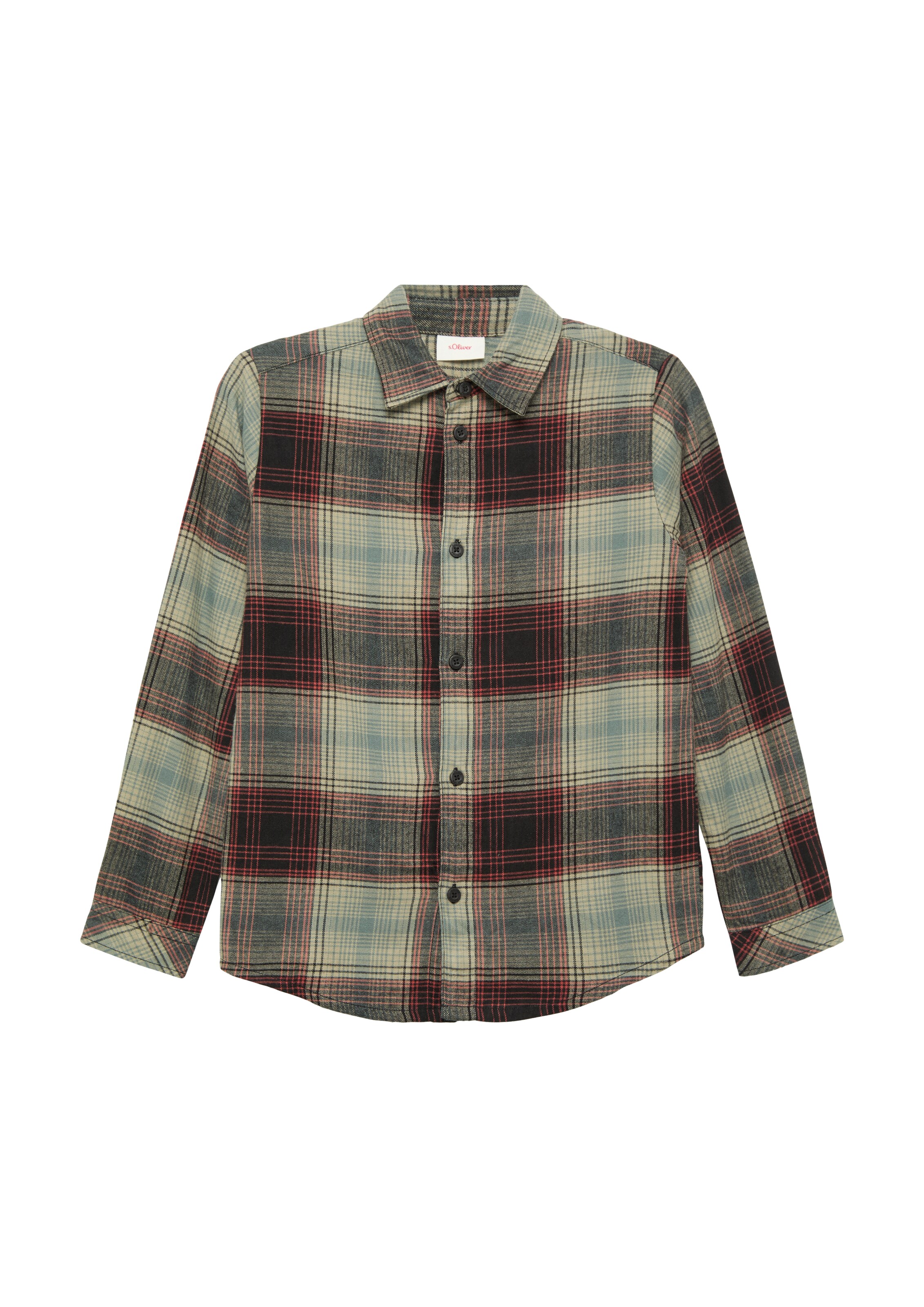 Coupe regular Chemise s.Oliver en noir : devant