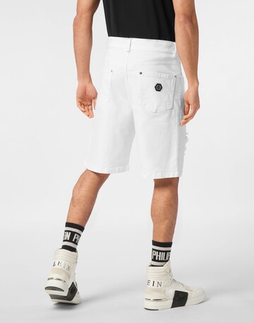 Philipp Plein - regular Vaquero en blanco