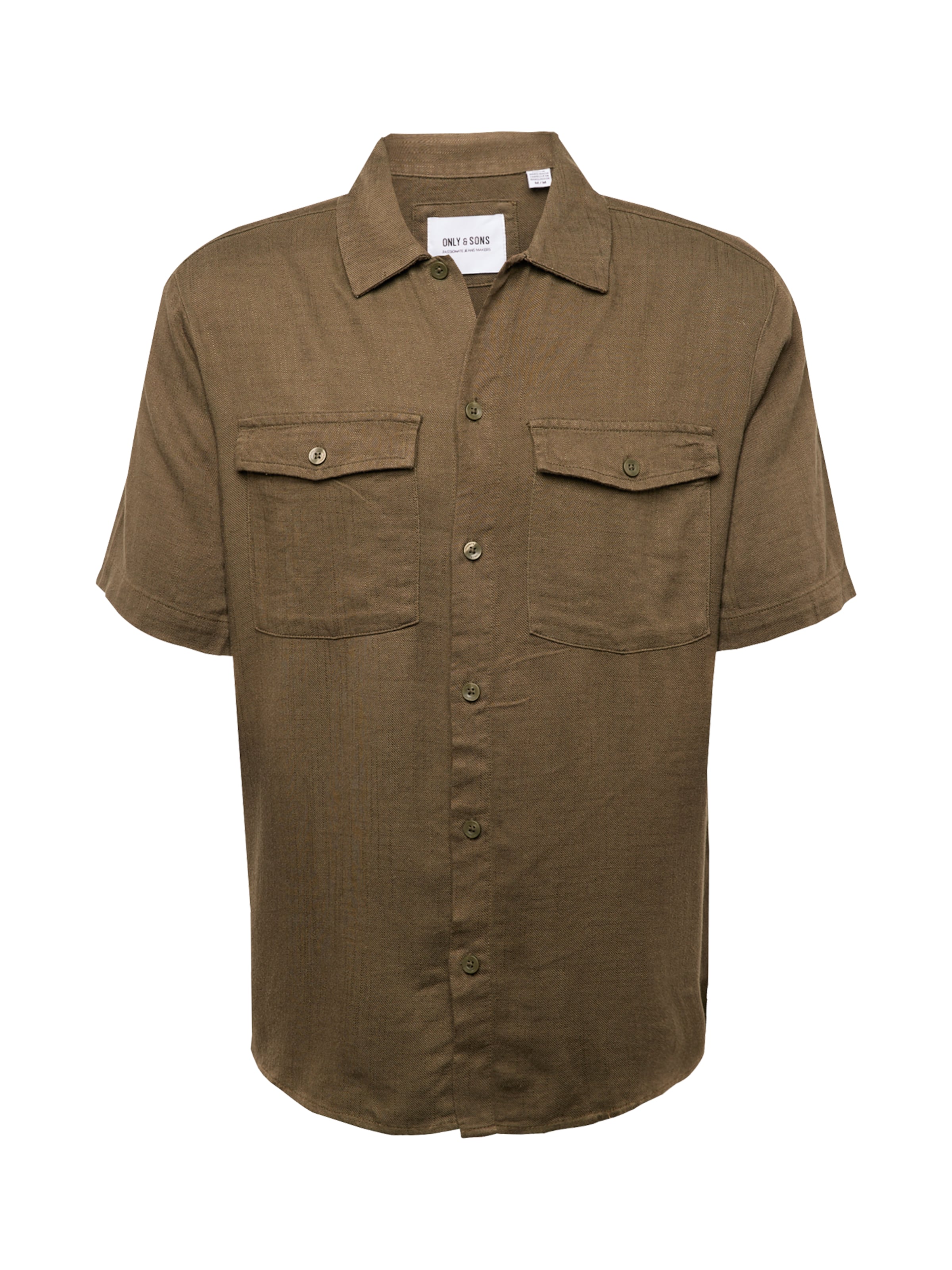 Only & Sons Srajca 'KARI' | zelena barva: sprednja stran