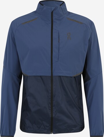 On Sports jacket in Blue: front