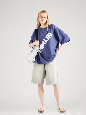 T-shirt 'Berlin' TOPSHOP en bleu