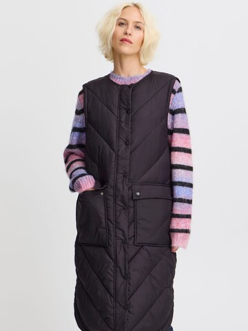 PULZ Jeans Vest 'Katalin' in Black
