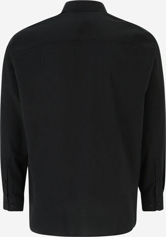 Jack & Jones Plus - Regular Fit Camisa 'Belfast' em preto