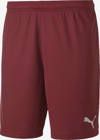 PUMA Workout Pants in Red: front