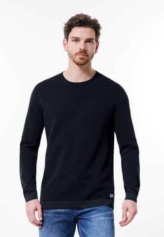 Street One MEN Pullover in Blau: Vorderseite