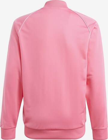 ADIDAS ORIGINALS Regular Zip-Up Hoodie 'Adicolor Sst' in Pink