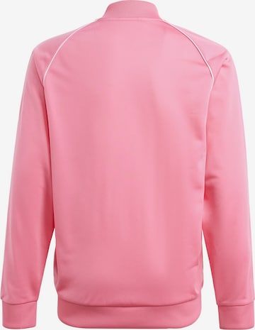 ADIDAS ORIGINALS Regular Zip-Up Hoodie 'Adicolor Sst' in Pink