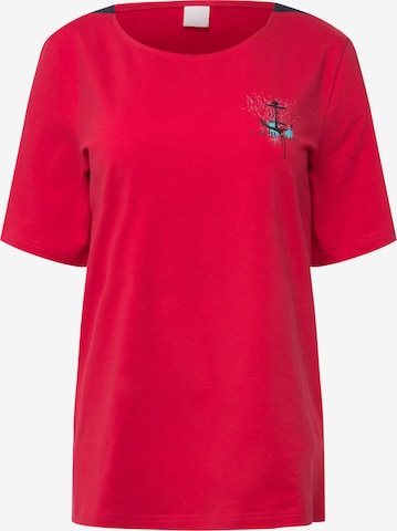T-shirt LAURASØN en rouge : devant