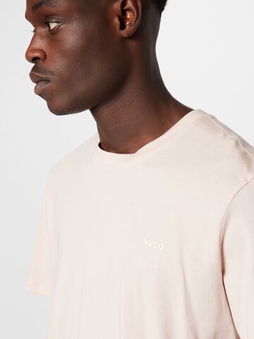 HUGO T-Shirt 'Dero' in Pink