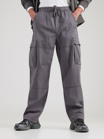 HOLLISTER Baggy Παντελόνι cargo σε γκρι: μπροστά