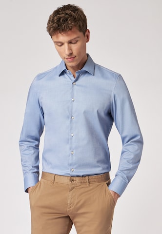 ROY ROBSON Regular Fit Businesshemd in Blau: predná strana