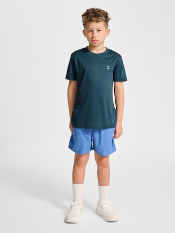 T-Shirt fonctionnel Hummel en bleu : devant