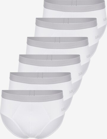 SLOGGI Panty 'men GO ABC 2.0' in White: front