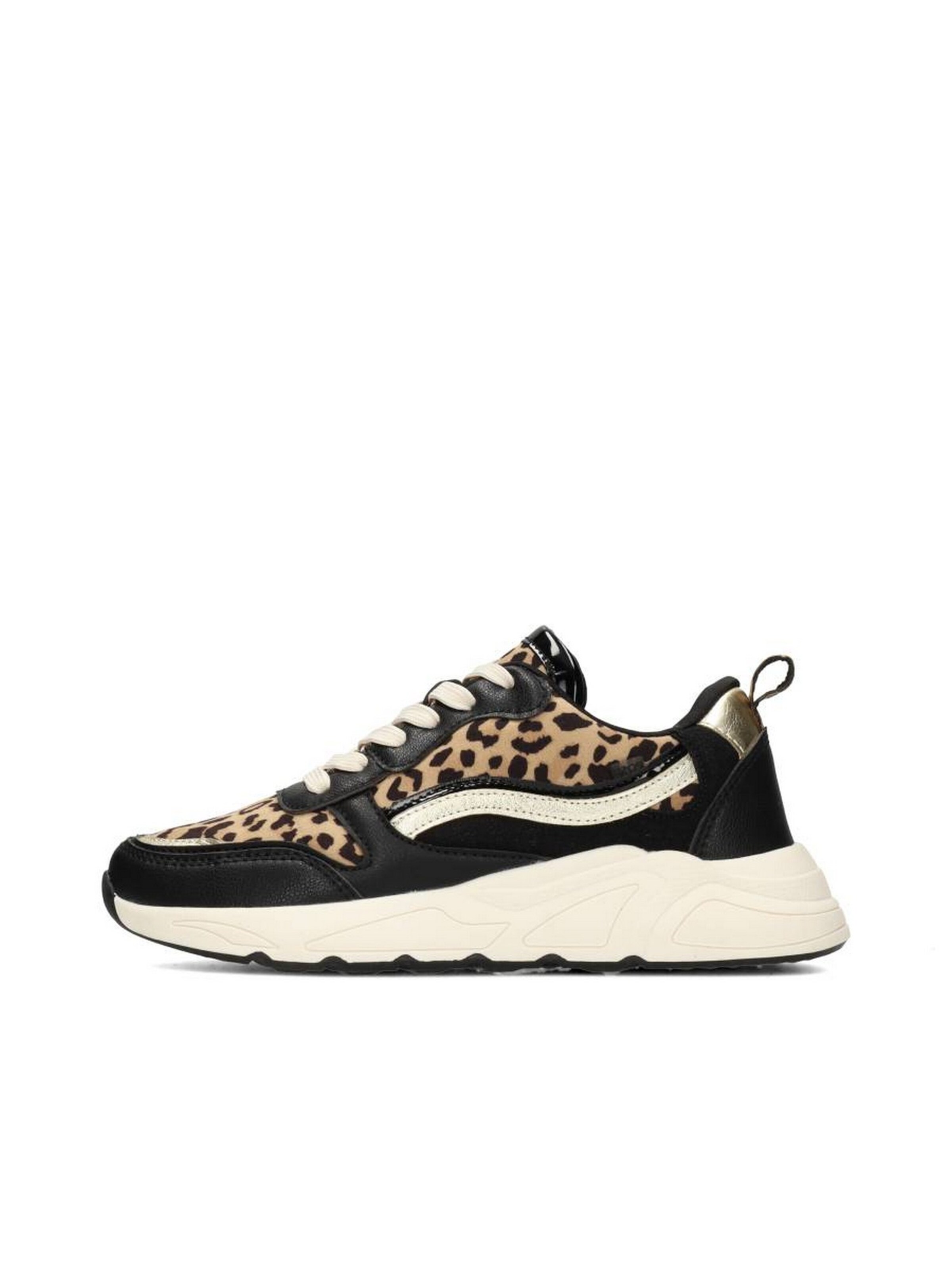 Baskets basses 'Charlie' POSH by Poelman en noir : devant