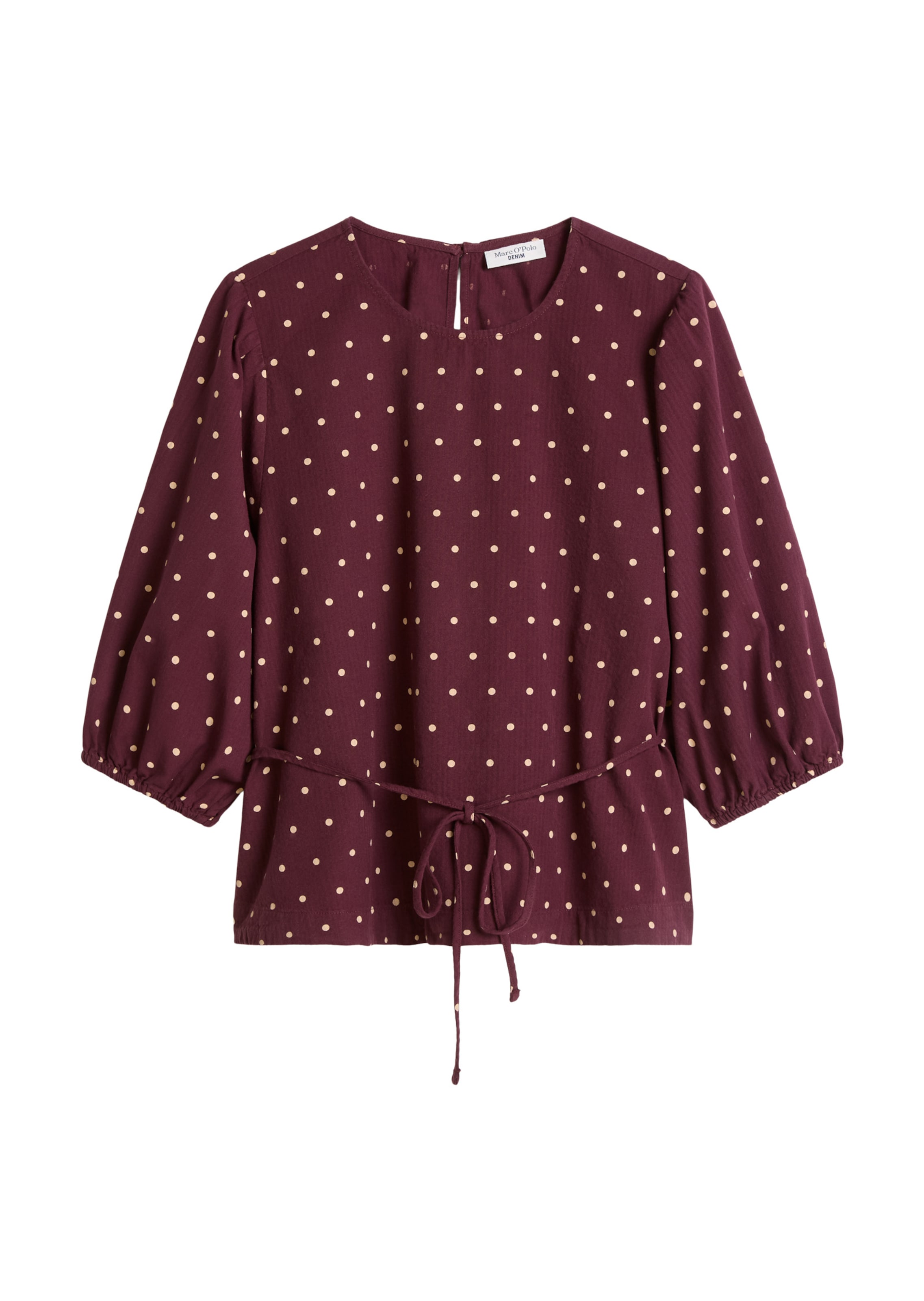 Marc O'Polo DENIM Blouse in Rood: voorkant