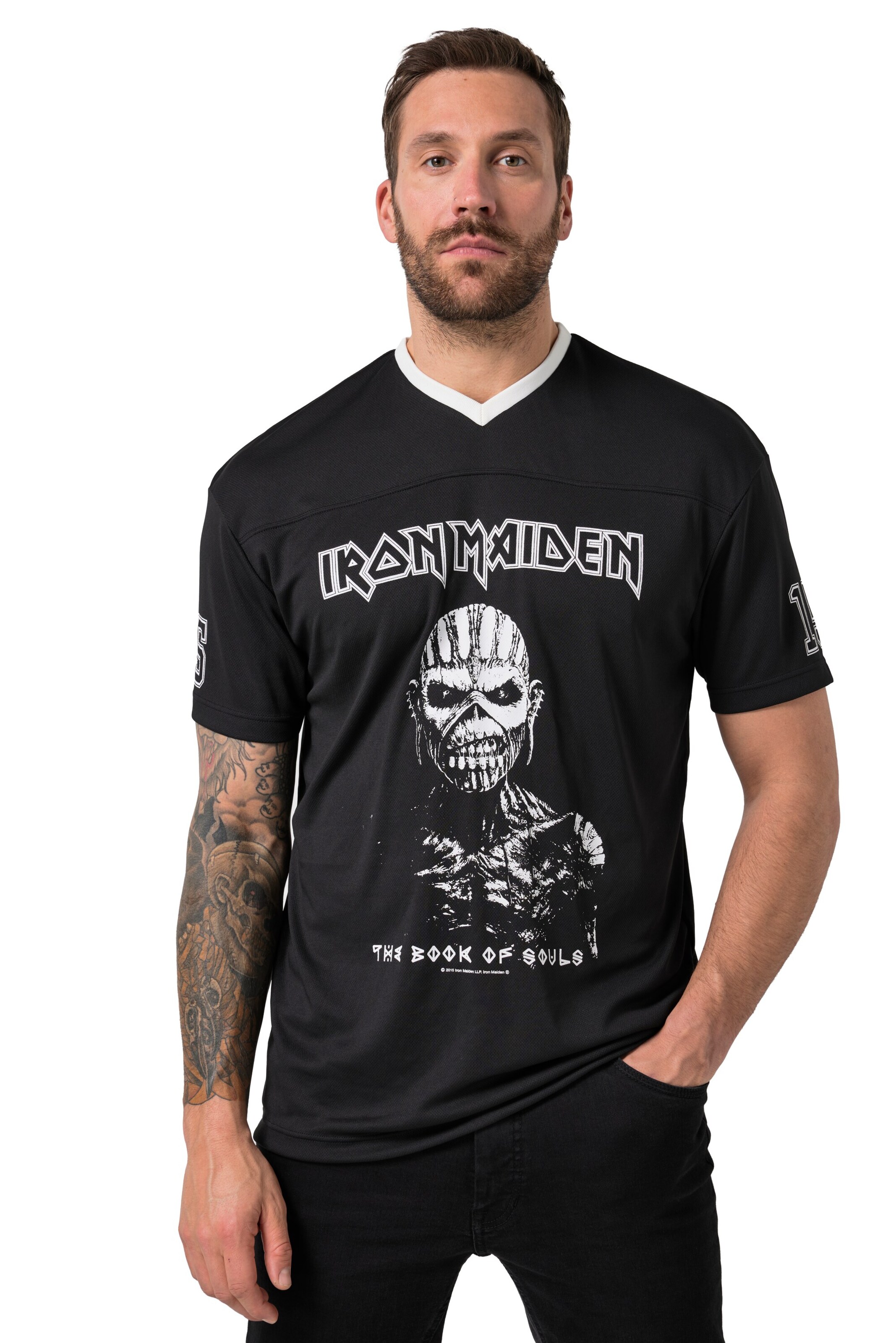 JP1880 T-Shirt in Schwarz: Vorderseite