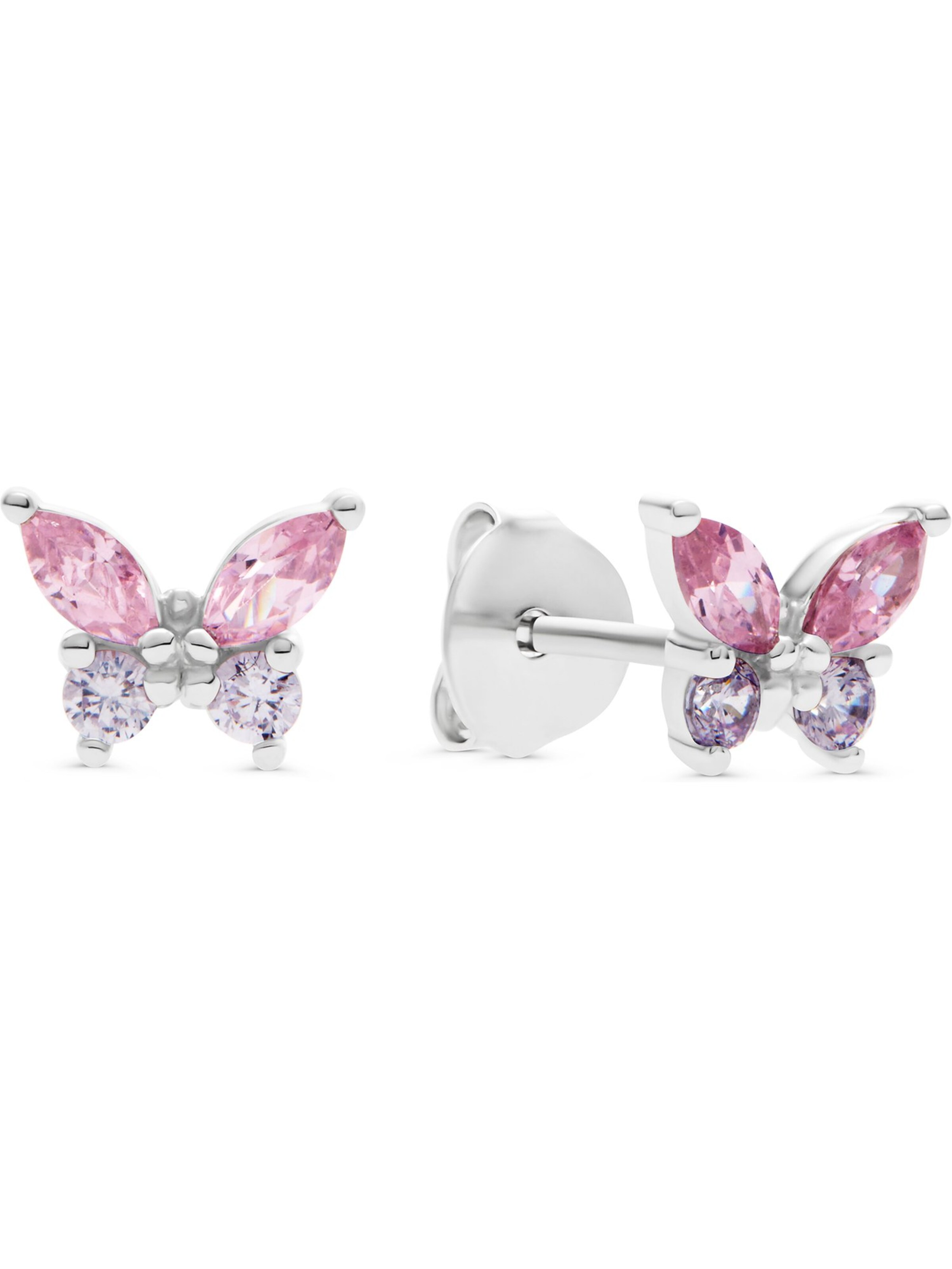 FAVS Earrings in Silver: front