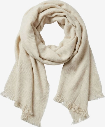 Écharpe Deeluxe en beige : devant