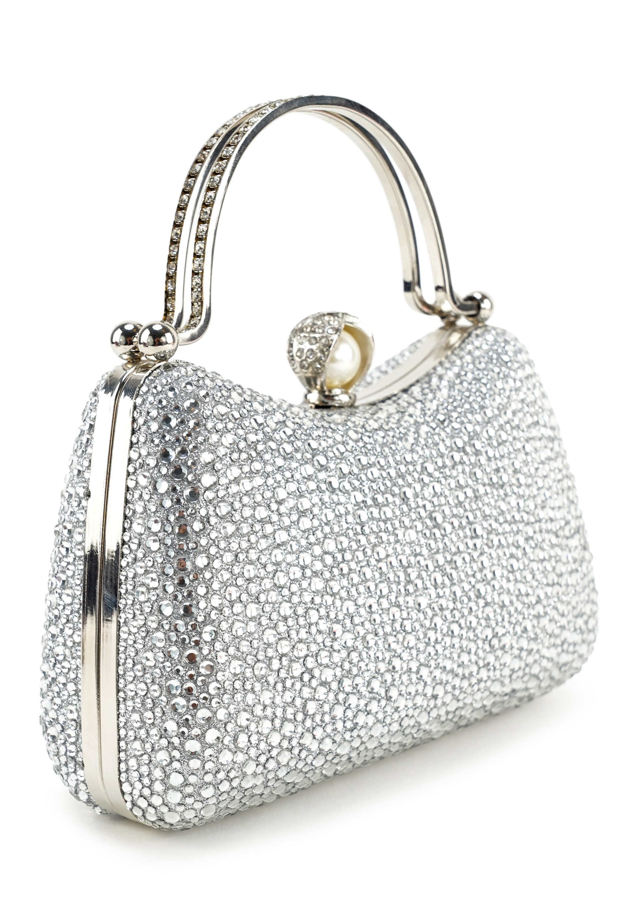 HARPA Clutch 'ORALEI' in Silver