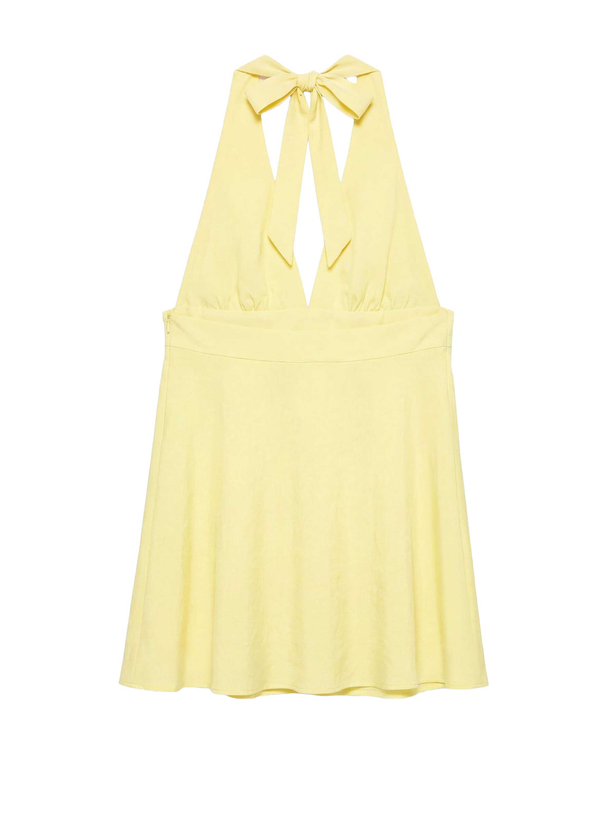 Pull&Bear Лятна рокля в жълто