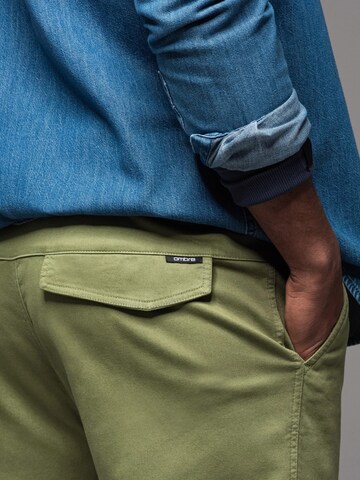 Ombre Regular Cargobroek 'OM-PAJO-0199' in Groen