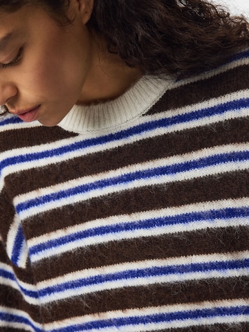 PIECES Pullover 'ADA' i brun