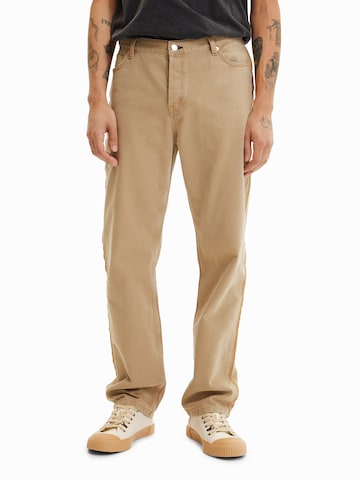 Desigual Regular Jeans 'Rex' in Beige: predná strana