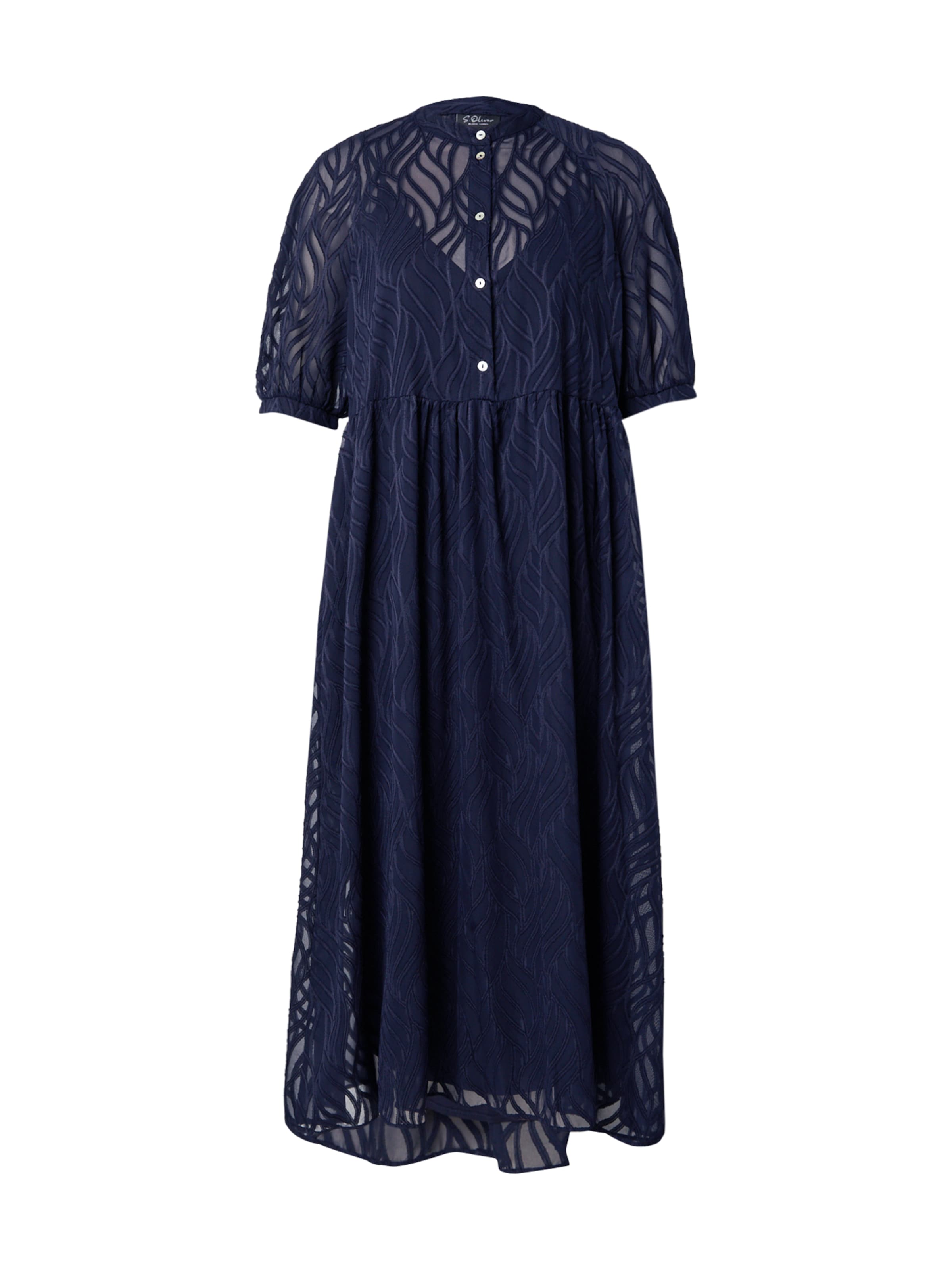 s.Oliver BLACK LABEL Blusekjole i blå: forside