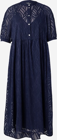 s.Oliver BLACK LABEL Платье-рубашка в Синий: спереди