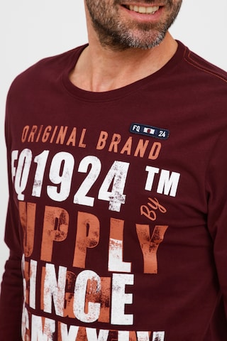 T-Shirt 'WYNTON' FQ1924 en rouge