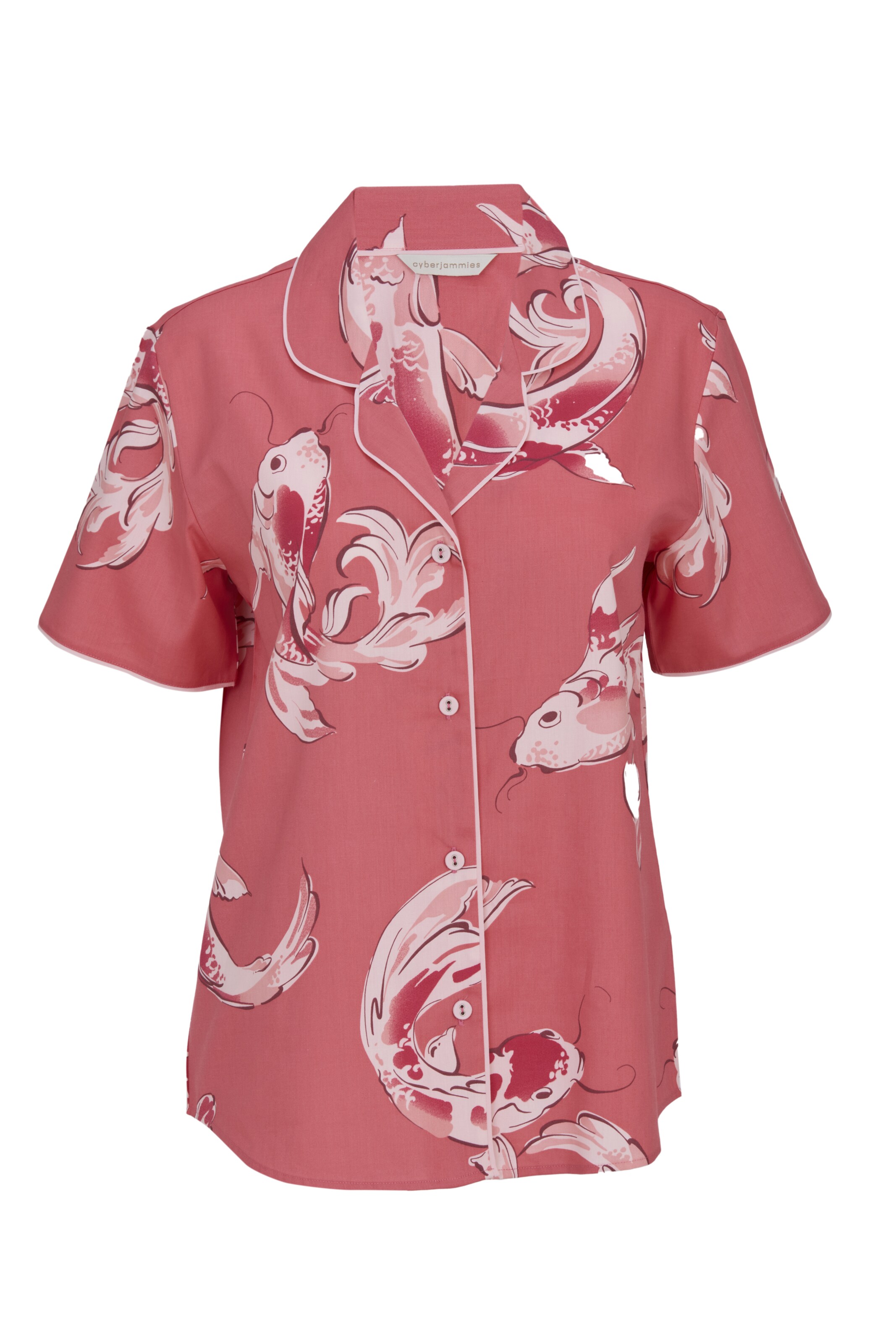 Cyberjammies Slaapshirt 'Amelia' in Rood: voorkant