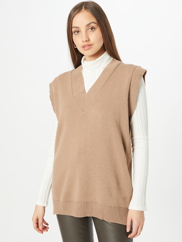 Femme Luxe Sweater 'KORI' in Brown: front
