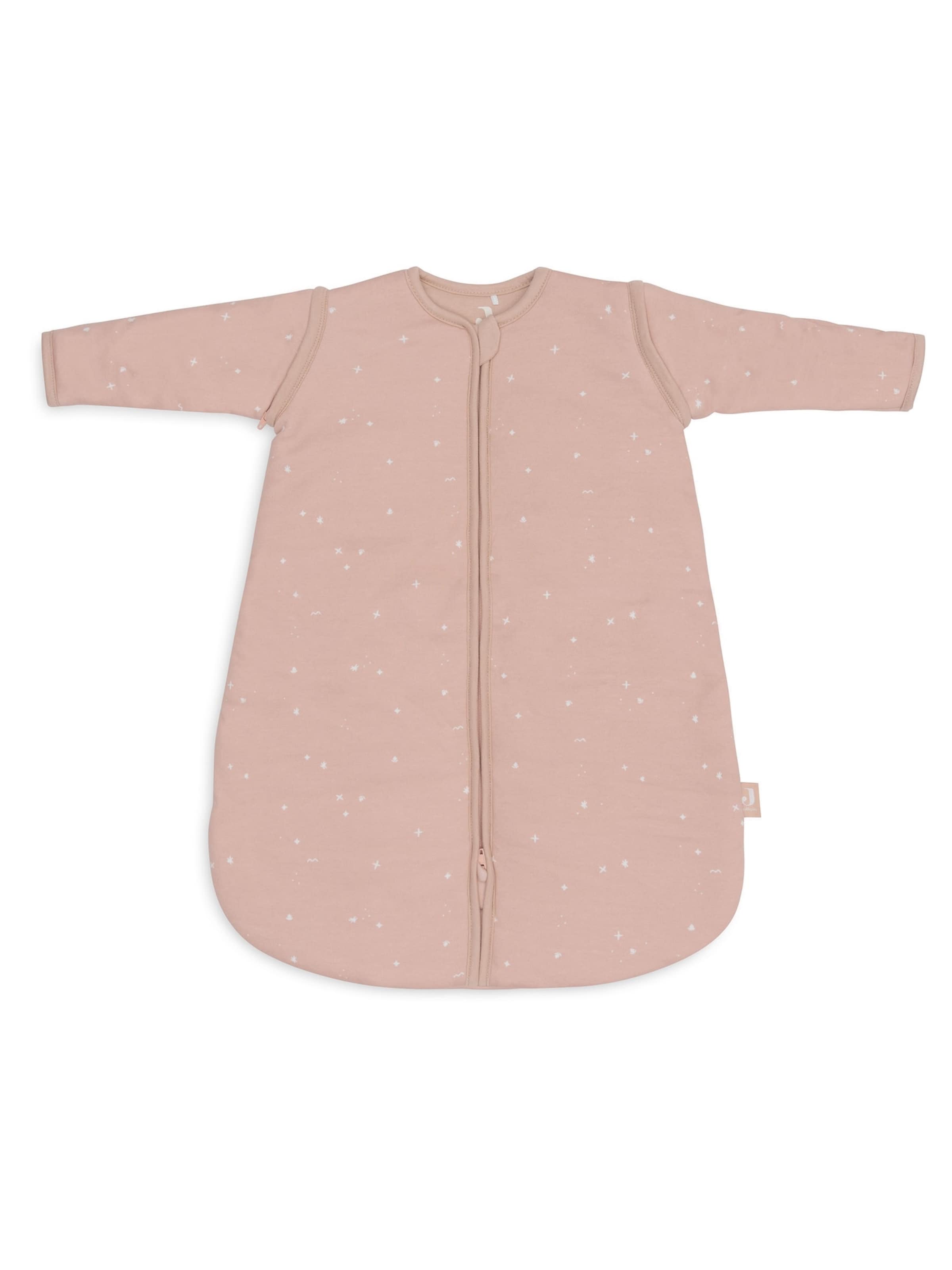 Jollein Schlafsack mit abnehmbaren Ärmeln Rund Twinkling W in Pink: Vorderseite