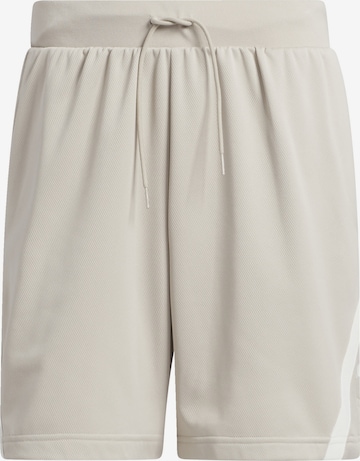 ADIDAS PERFORMANCE Loosefit Sportshorts in Beige: predná strana