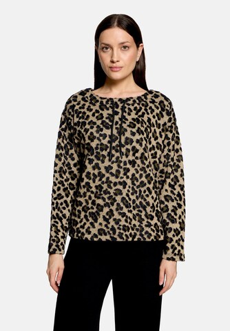 Betty Barclay Sweatshirt mit Kordelzug in Braun: Vorderseite