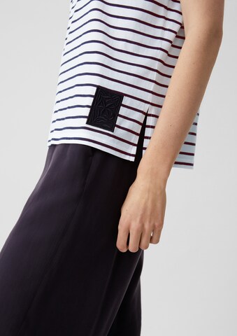 T-shirt comma casual identity en bleu