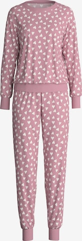 CALIDA Pyjama in Lila: Vorderseite