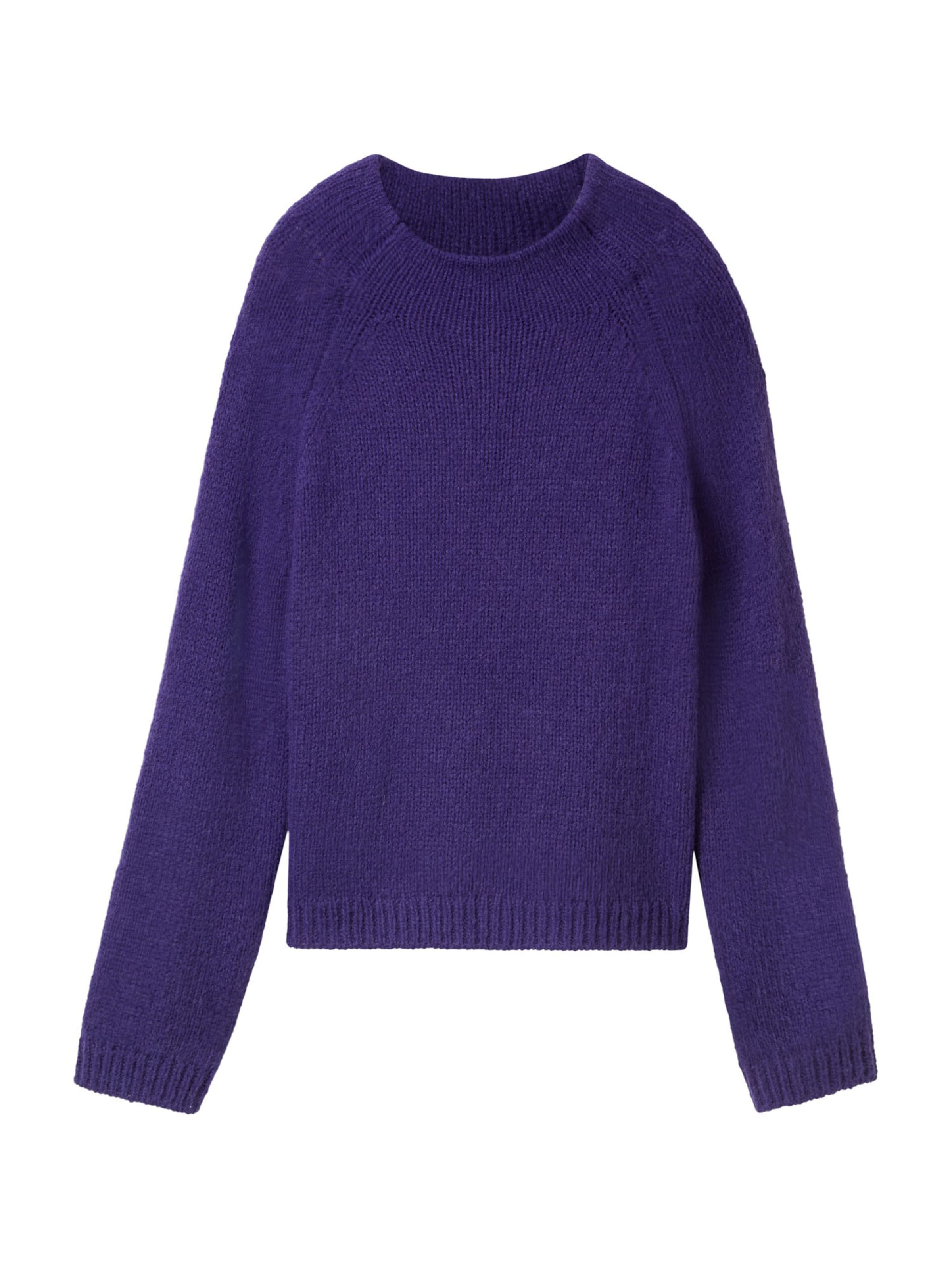 TOM TAILOR Sweter w kolorze fioletowy: przód