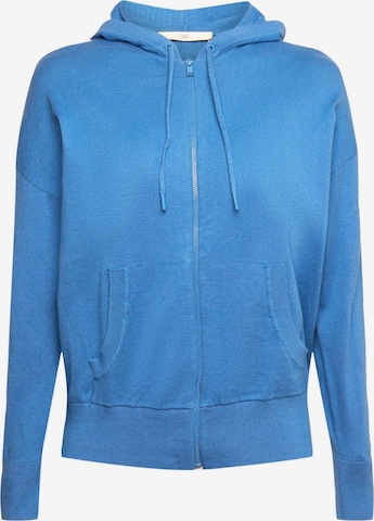 EDC BY ESPRIT Sweat jacket in Blue: front